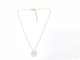 collar plata 925mm con circonita 19 5cm 