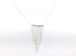 collar plata 925mm con circonita 22cm 