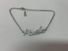 collar plata 925mm con circonita 22cm 