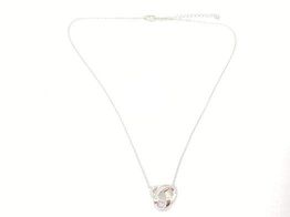 collar plata 925mm con circonita 19 5cm 