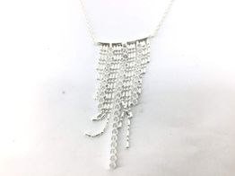 collar plata 925mm con circonita 22cm 