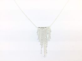 collar plata 925mm con circonita 22cm 