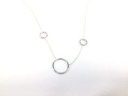 collar plata 925mm 22cm 