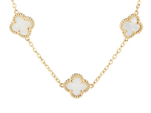 collar oro 18k con zafiro 22cm 