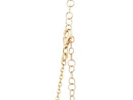 collar oro 18k con zafiro 22cm 