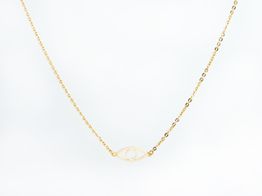 collar oro 18k 22.5cm 