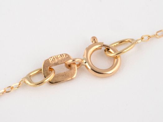 collar oro 18k 22cm 