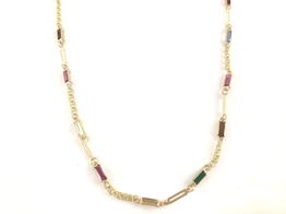 collar oro 18k 22cm 