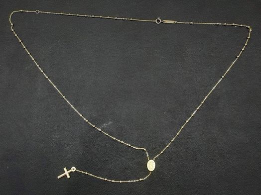collar oro 18k 25cm 