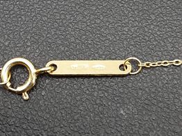collar oro 18k 25cm 