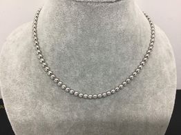 Collar Oro 18k Con Diamante 20cm