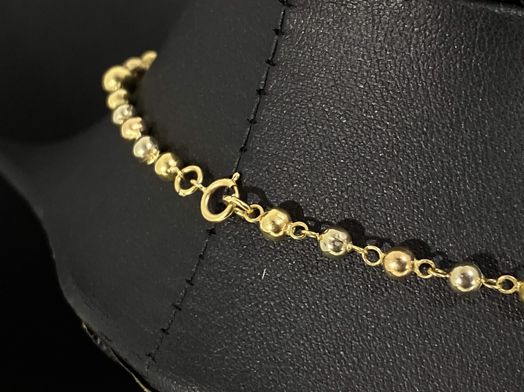 collar oro 18k 30cm 