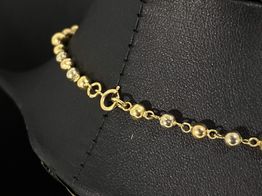 collar oro 18k 30cm 