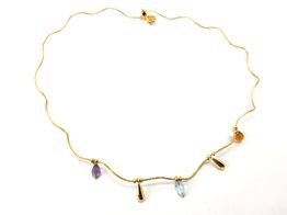 collar oro 18k 24cm 