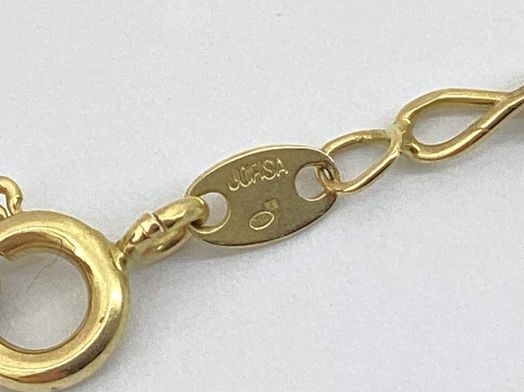 colar ouro 18k con sem pedra 31cm 