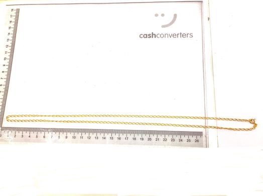 colar ouro 18k con sem pedra 31cm 