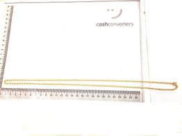 colar ouro 18k con sem pedra 31cm 