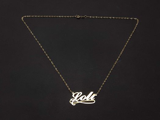 collar oro 18k 25cm 