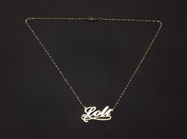 collar oro 18k 25cm 