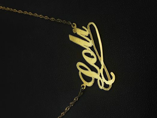 collar oro 18k 25cm 