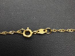 collar oro 18k 25cm 