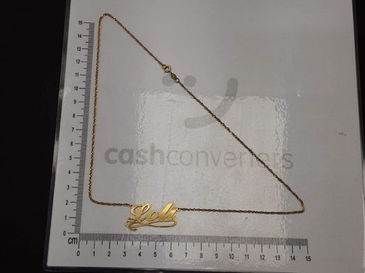 collar oro 18k 25cm 