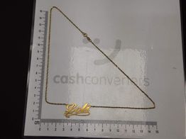 collar oro 18k 25cm 