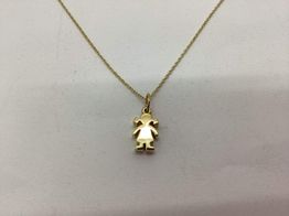Collar Oro 18k 22cm