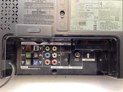 conjunto home cinema samsung h7-x715