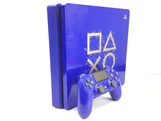 sony ps4 slim 500 gb days of play azul edition