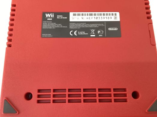 nintendo wii mini mod. rvl-201