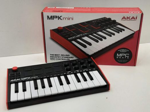 controlador akai mpk mini