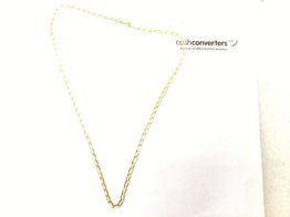 cadena oro 18kt hueca bilbao
