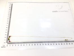 cadena oro 18k con circonita 22cm 