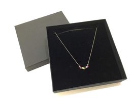 cadena oro 18k con circonita 22cm 