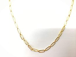 corrente ouro 18k 21cm 