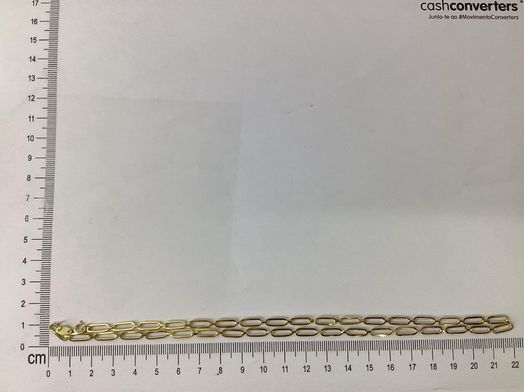corrente ouro 18k 21cm 