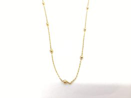 corrente ouro 19k 22cm 