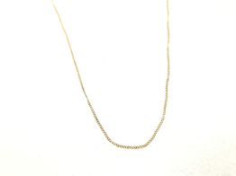 corrente ouro 19k con sem pedra 22cm 
