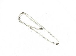 cadena plata 925mm con circonita 26cm 