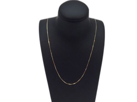 corrente ouro 18k con sem pedra 25cm 