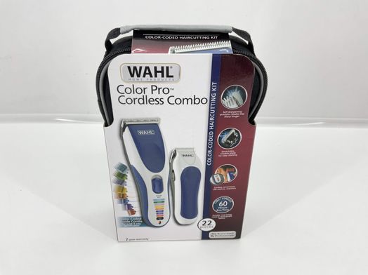 cortadora pelo wahl color pro cordless combo