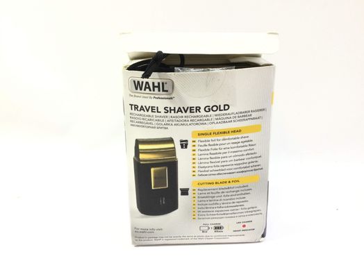 cortadora pelo wahl travel shaver gold edition