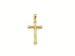 crucifixo ouro 18k con sem pedra 