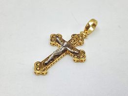 crucifijo oro 18k 