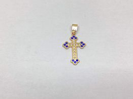 crucifixo ouro 18k com pedra con sem pedra 