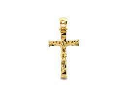 crucifijo oro 9k 