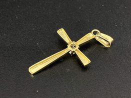 crucifijo oro 18k 