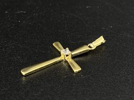 crucifijo oro 18k 