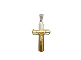 crucifixo ouro 18k con sem pedra 